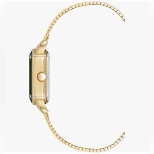 Anne Klein Women's Striped Mesh Bracelet Watch